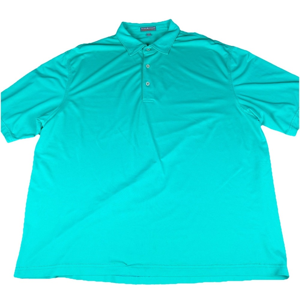 Peter Millar Summer Comfort Performance Polo XL Green Golf